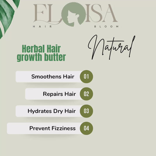 Eloisa Herbal Hair Growth Butter – Nourishing Butter with Shea, Mango & Avocado